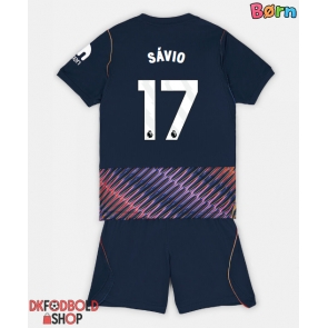 Tottenham Hotspur Savio #17 Udebanesæt Børn 2026-27 Kort ærmer (+ korte bukser)